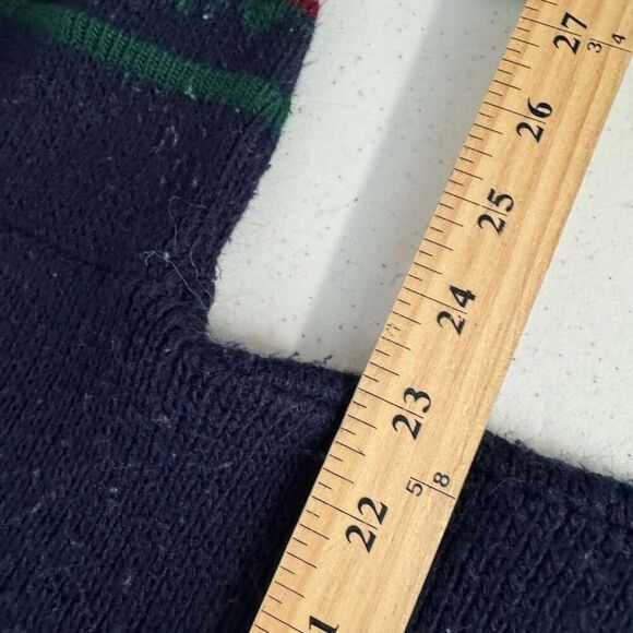 Private Eyes Women’s Long Sweater Size Large 100% Acrylic Made In USA Graphic - Picture 6 of 8